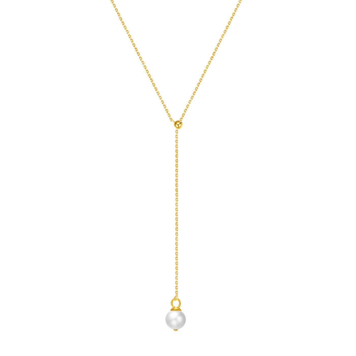 New Beginnings Pearl Necklace 14K Gold