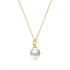 New Beginnings Pearl Pendant Necklace 14K Gold