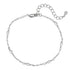 Pearl Chain Bracelet Sterling Silver