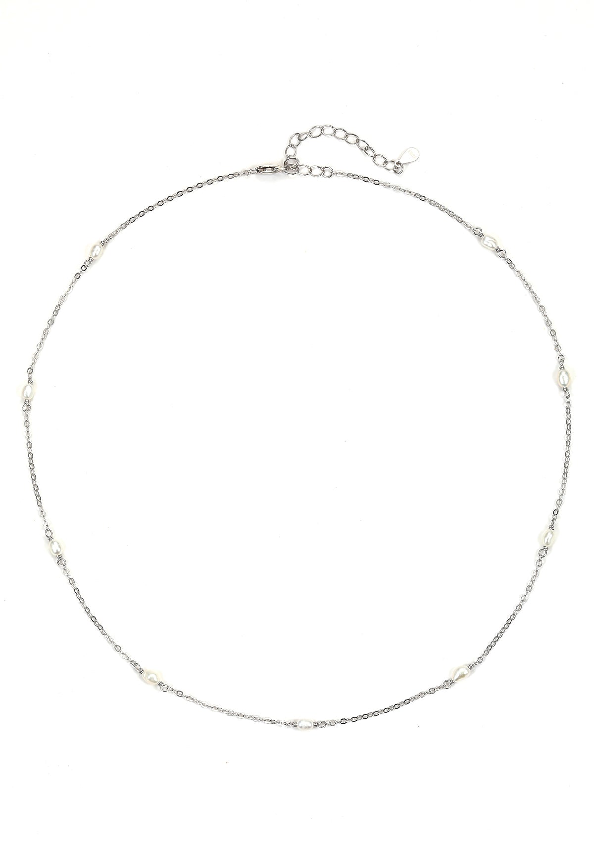 Collier Perle Chaîne Argent Sterling