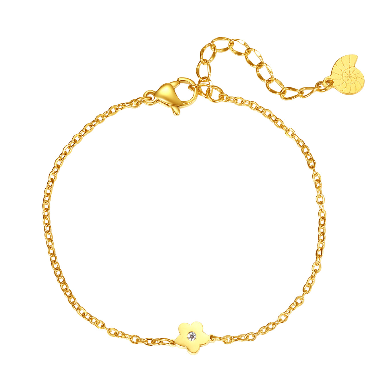 Bracelet Petite Fleur en Or