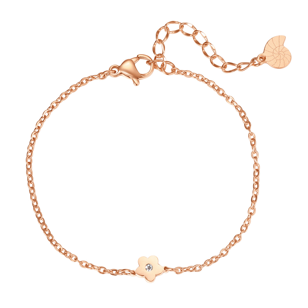 Filigranes Armband Blume in Gold