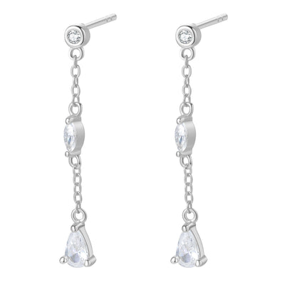 Boucles d’Oreilles Radiant Argent Sterling en Or