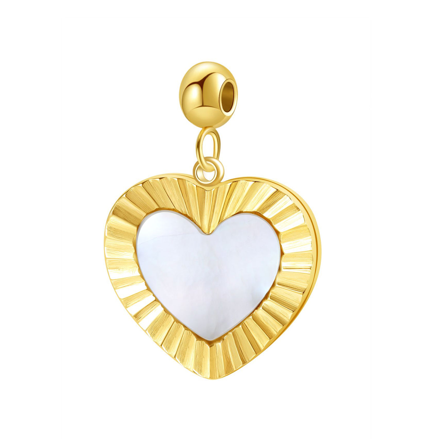 Pendentif Coeur Brillant en Or