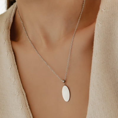 Shining Oval Pendant