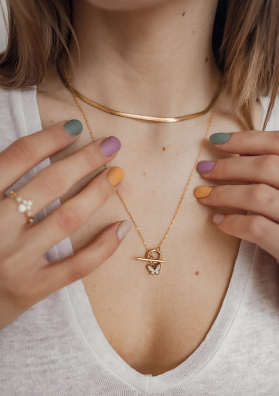 Choker Simple en Oro