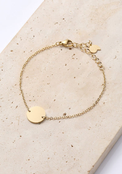 Simple Circle Bracelet Gold