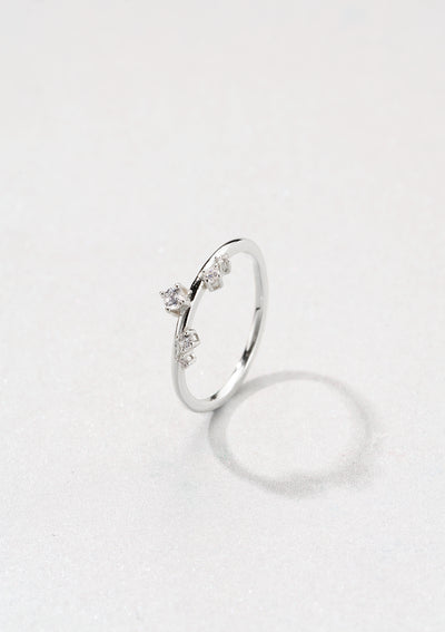 Bague Mince Apex Sterling Argent