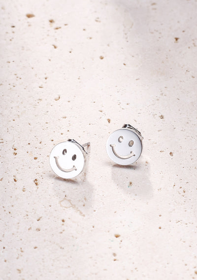 Smiley Face Stud Earrings