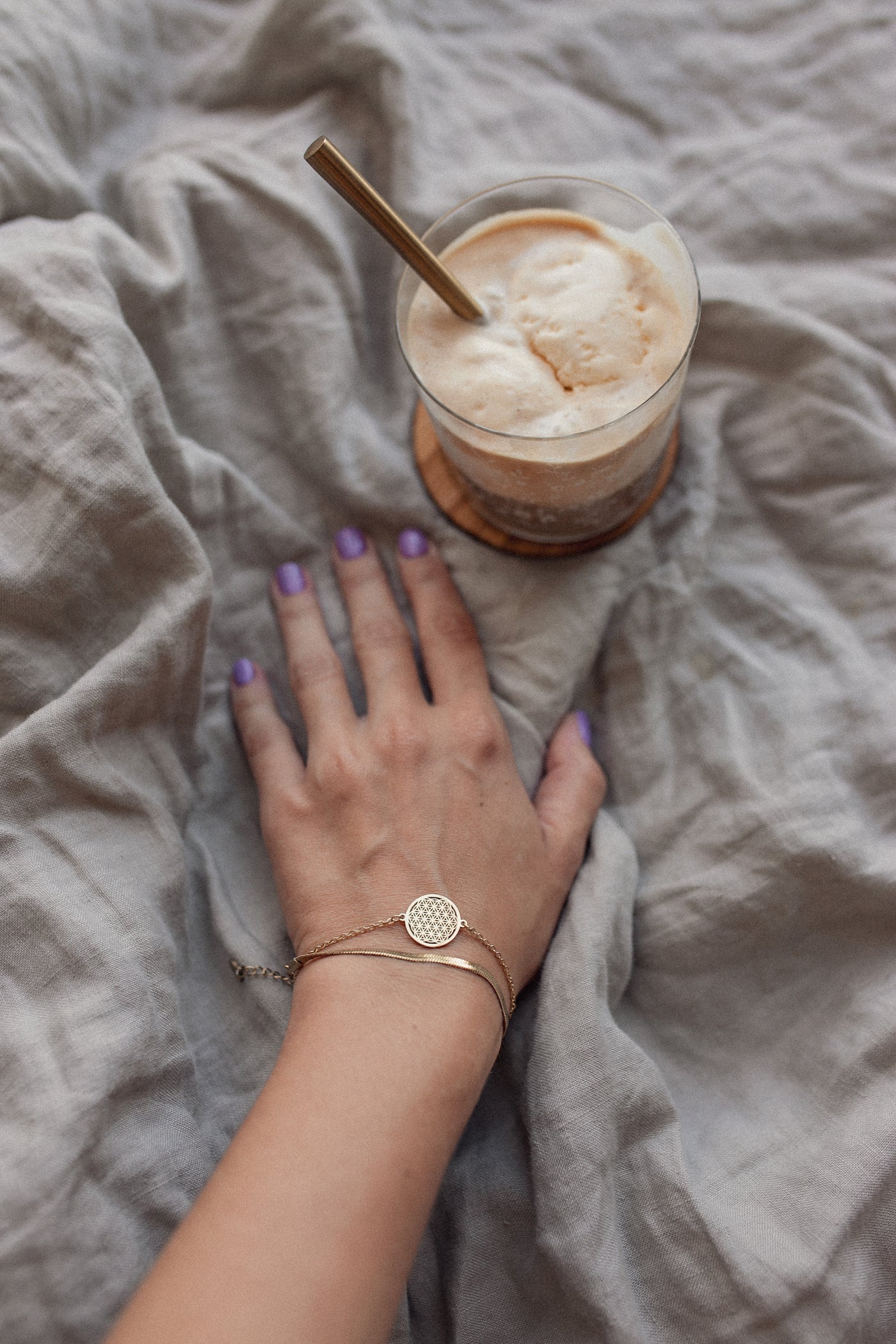 Brazalete de Cadena Serpiente en Oro