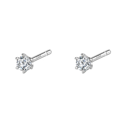 Clous d'Oreille Diamant Spark Or Massif 14 CT