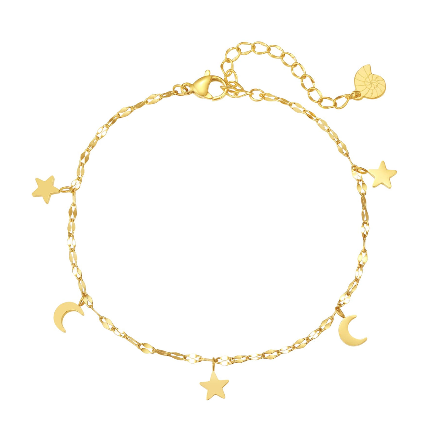 Star and Moon Anklet Waterproof