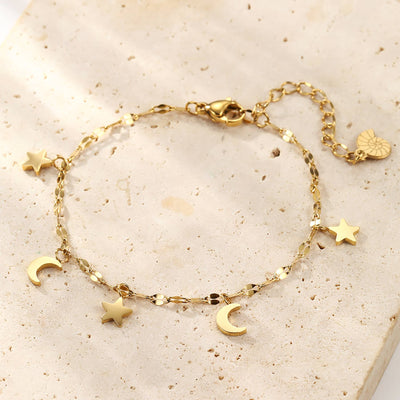 Star and Moon Bracelet