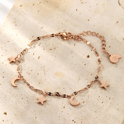 Star and Moon Bracelet