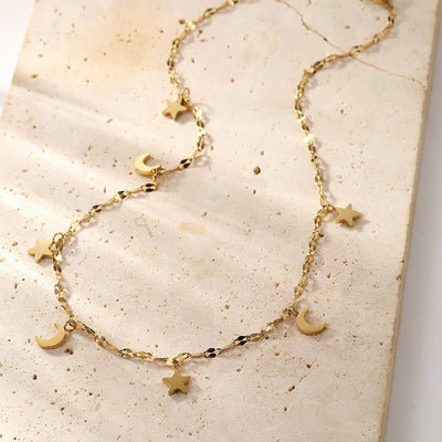 Star and Moon Choker Waterproof