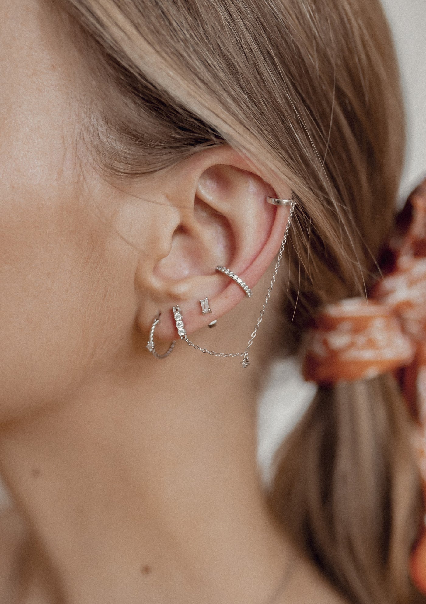 Starlight Ear Cuff Sterling Silver