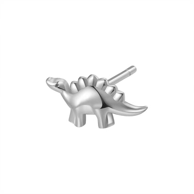 Stegosaurus Stud Earring Sterling Silver