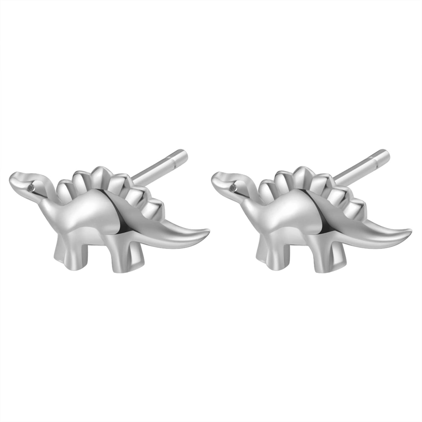 Stegosaurus Stud Earring Sterling Silver