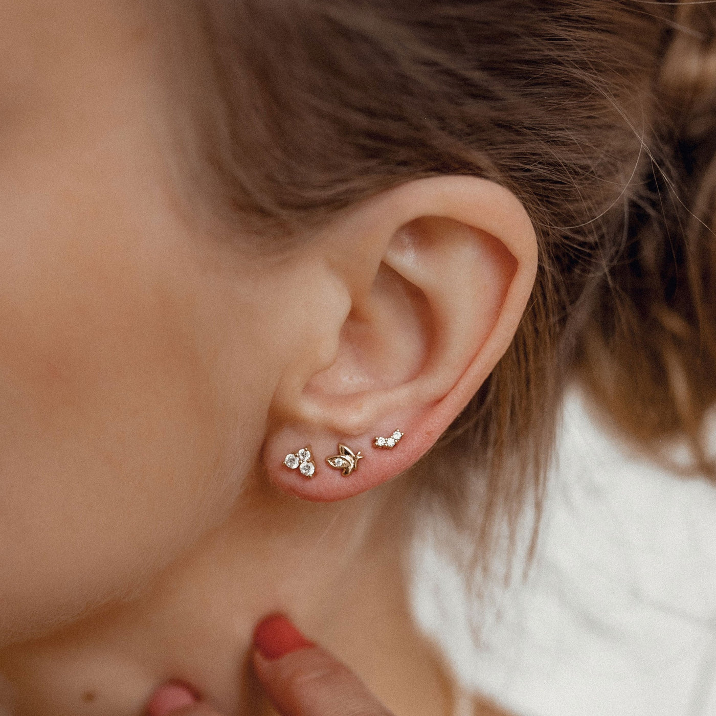 Tenderness Studs 14K Gold