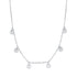 Pièces Texturées Collier Argent Sterling