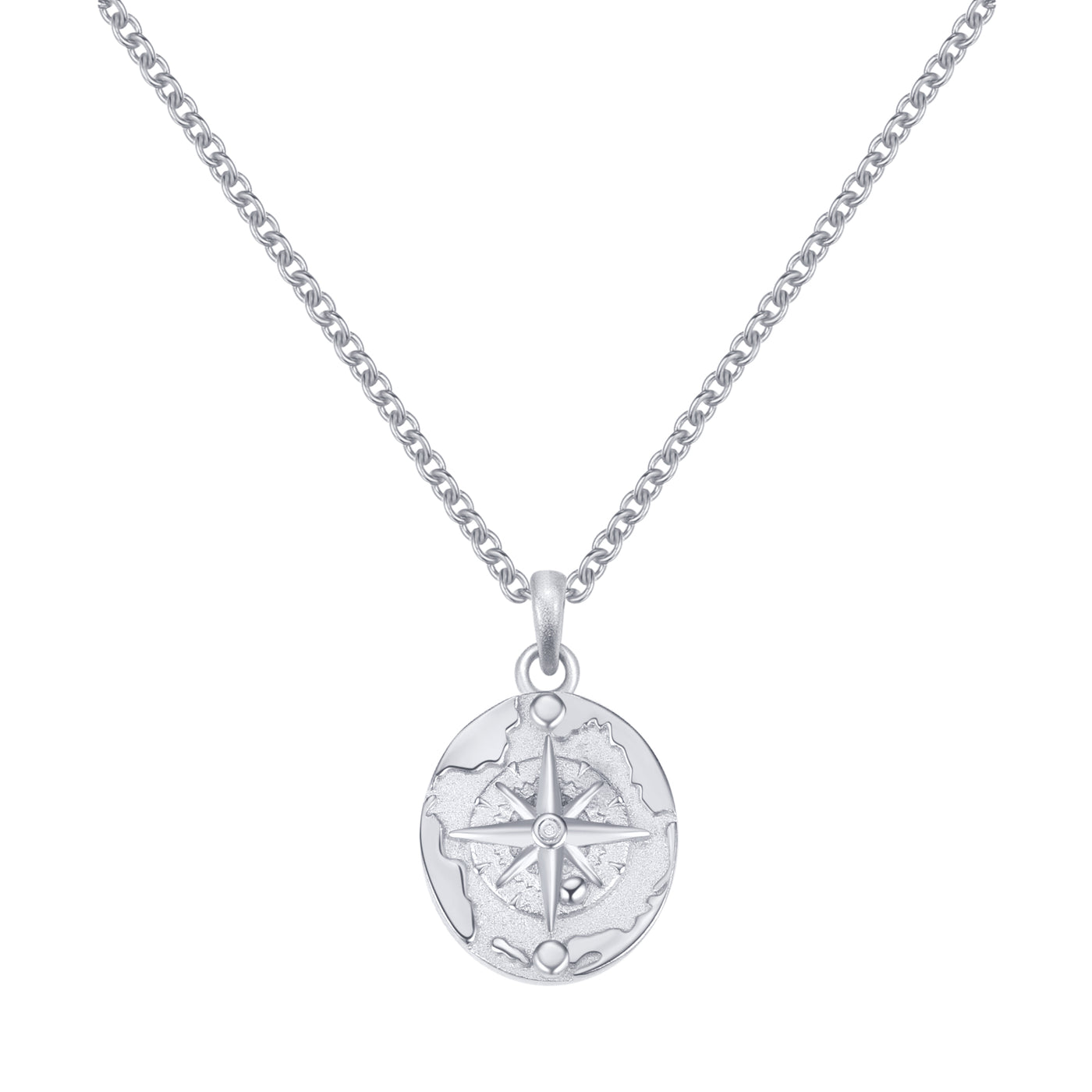 Collier Pendentif L'Explorateur Sterling Argent