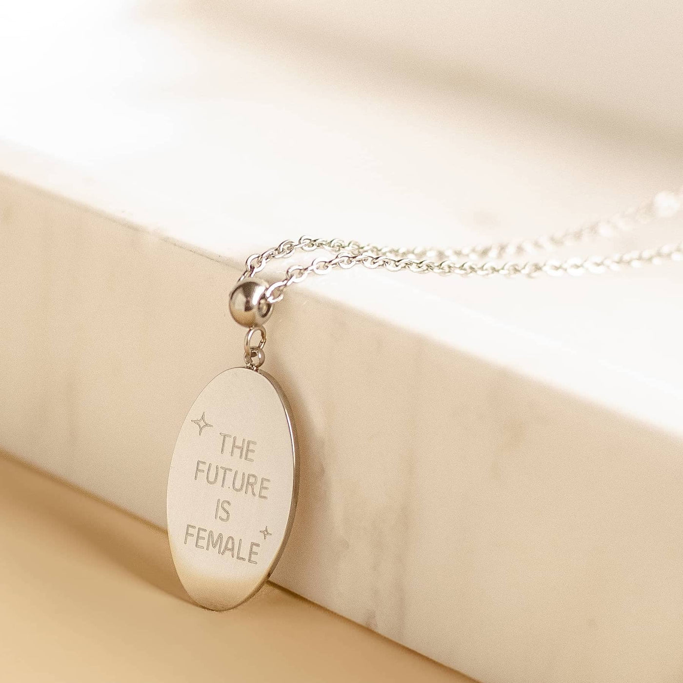 The Future is Female Pendant Necklace