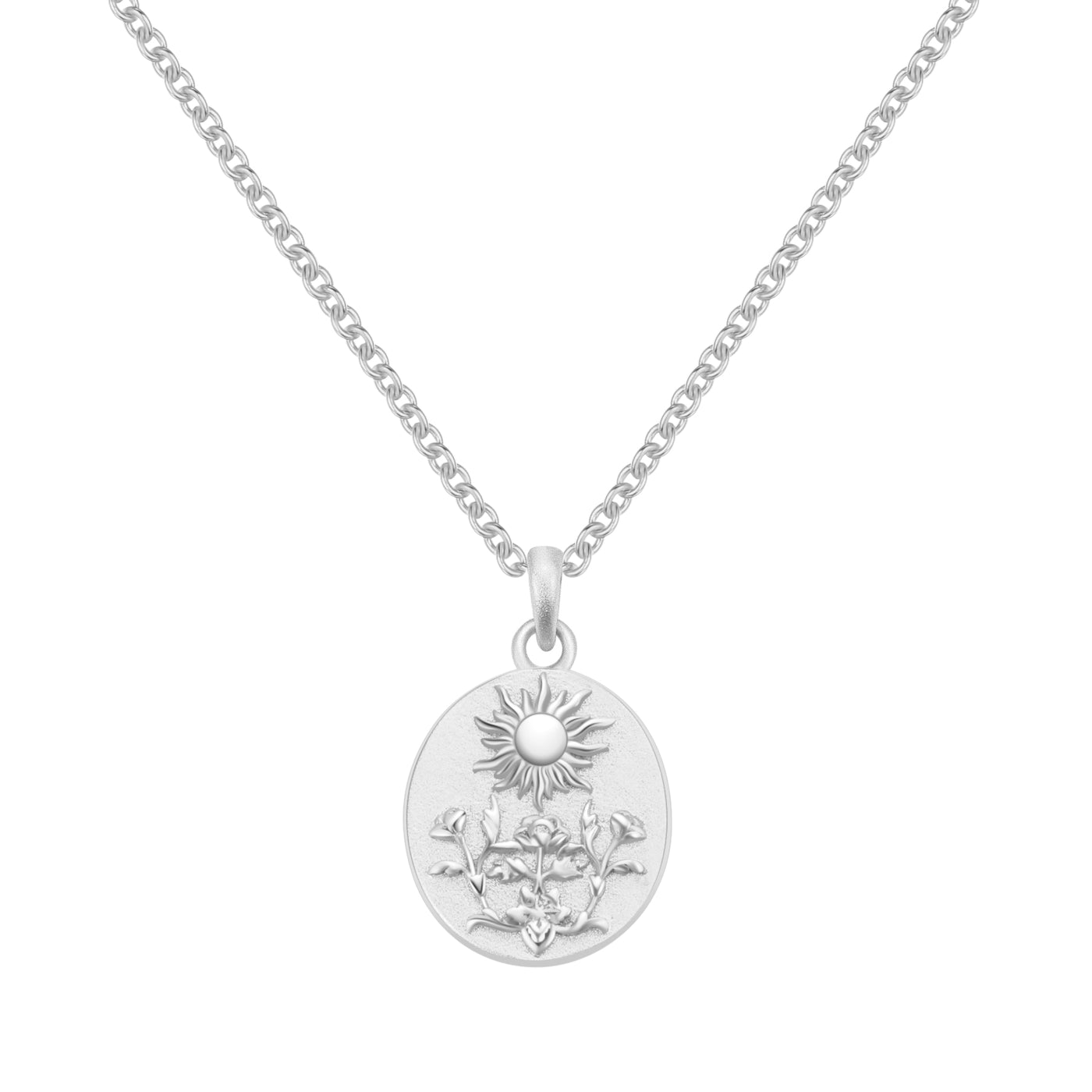 Der Sonnenschein Anhänger Kette aus Sterlingsilber