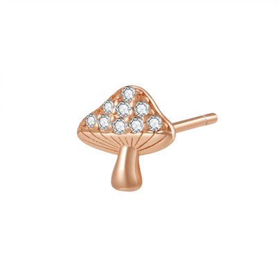 Toadstool Stud Earring Sterling Silver