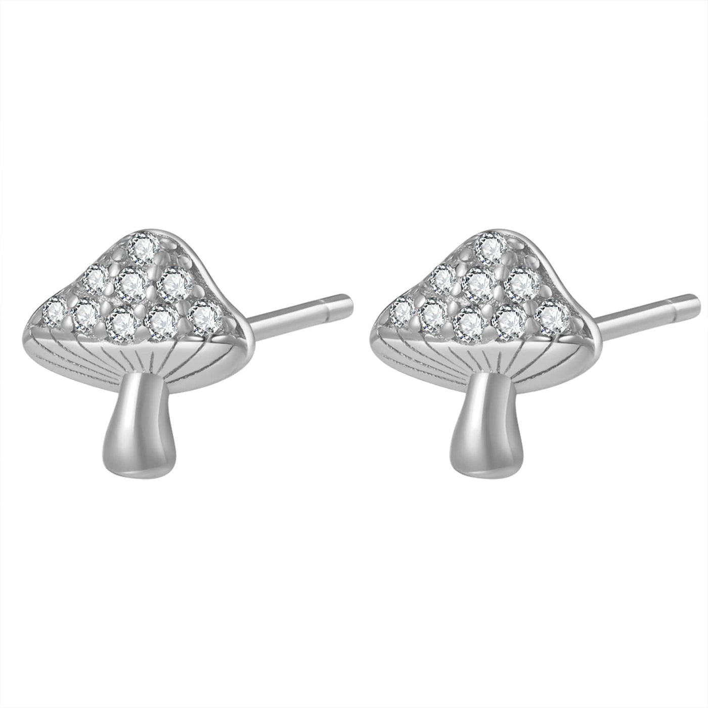 Toadstool Stud Earring Sterling Silver