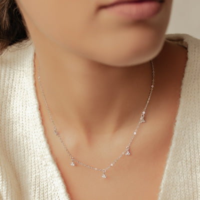 Collar Charm Trinity en Plata de Ley 925