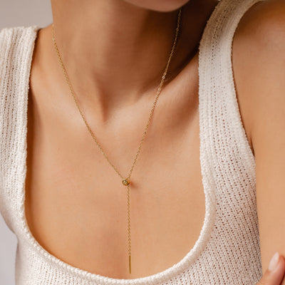 Unisex Cable Chain Necklace Gold