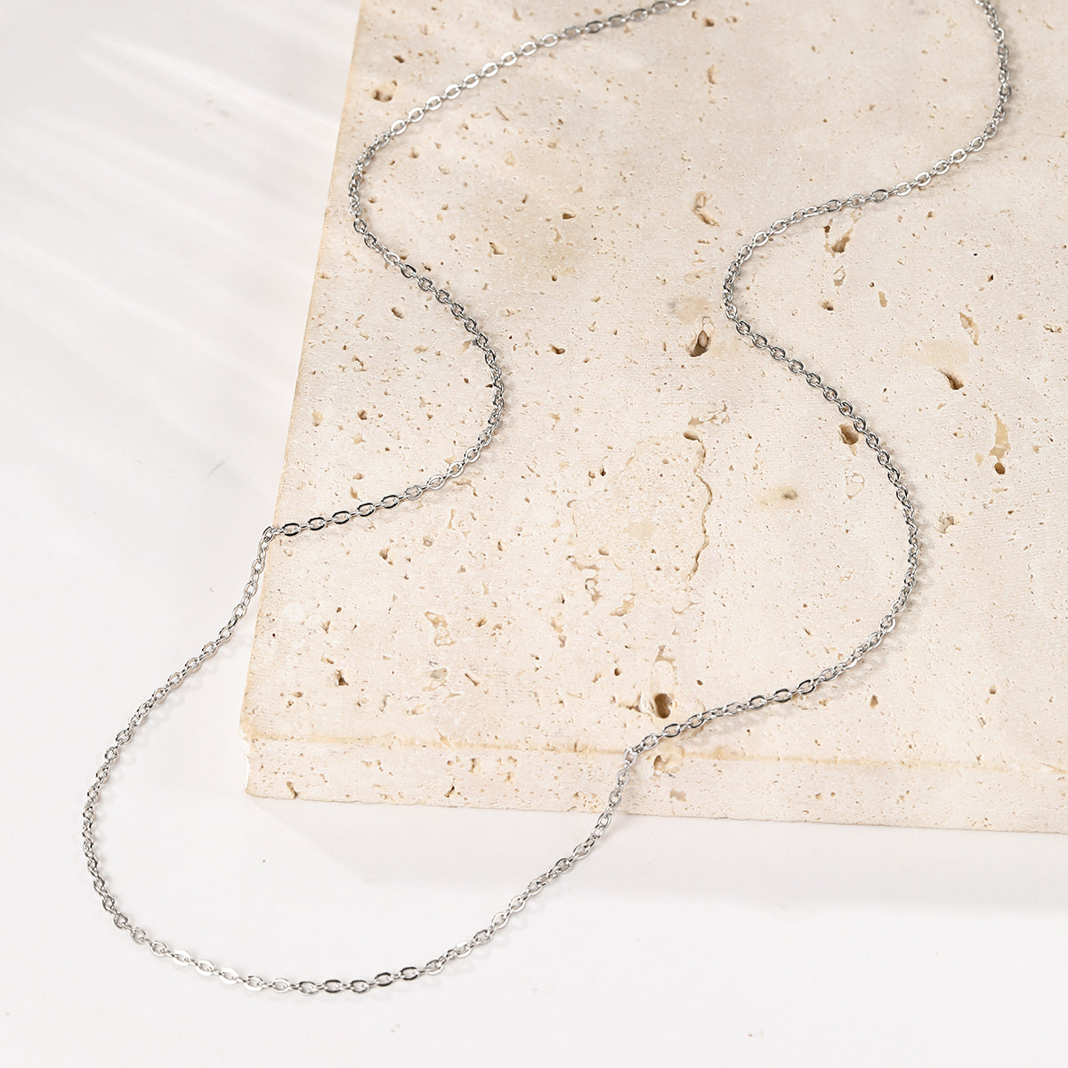 Unisex Cable Chain Necklace Gold