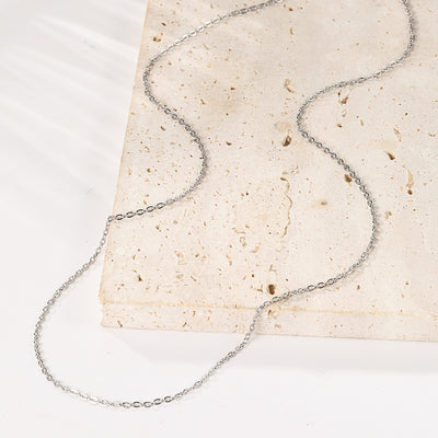 Unisex Cable Chain Necklace Gold