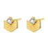 Vibrance Stud Earrings 14K Gold