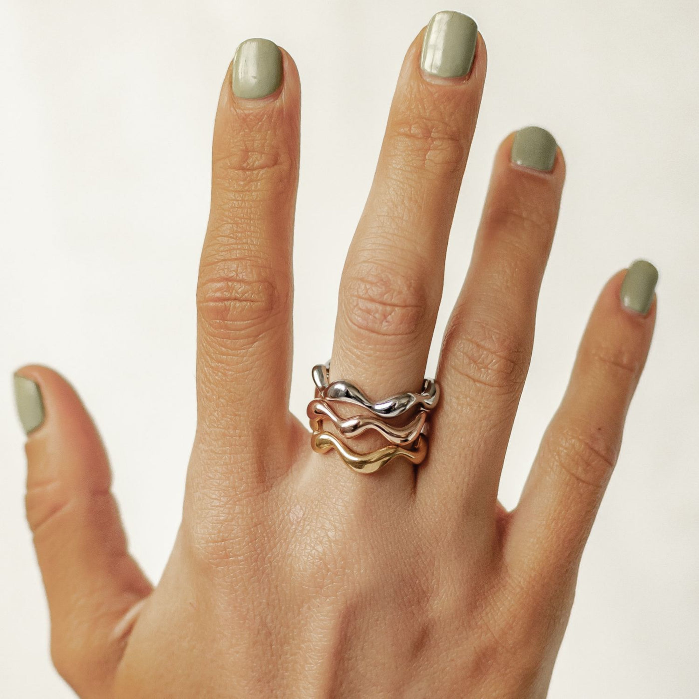 Anillo Whirl Acero Inoxidable