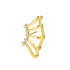 Wrap Wing Earring Sterling Silver Gold