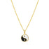 Collar Colgante Yin Yang Plata de Ley 925 en Oro